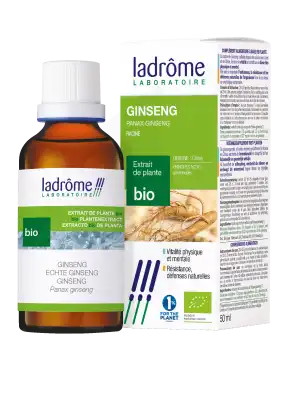 Ladrôme Extrait de Plante Ginseng Racine 50ml
