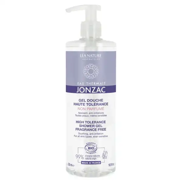 Eau Thermale Jonzac Douches Gel Douche Haute Tolérance Non Parfumé Fl Pompe/500ml