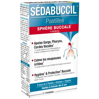 Sedabuccil Pastilles à Sucer Sphère Buccale Menthol B/30 à SAINT-PÉRAY