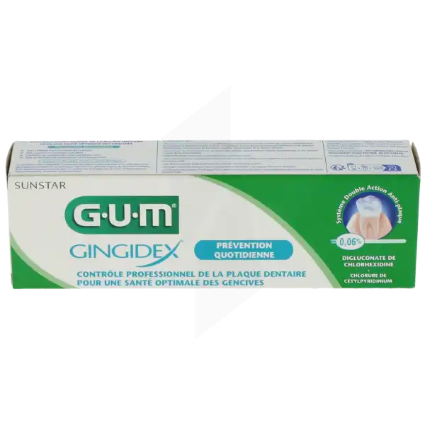 Gum Gingidex Dentifrice Protection Gencives T/75ml