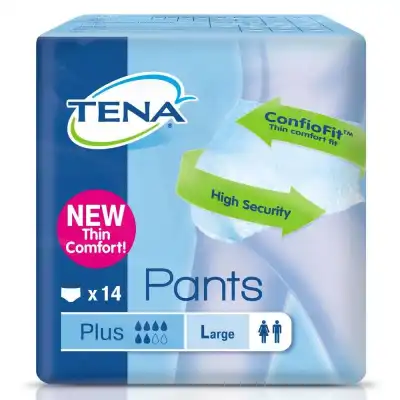 Tena Pants Plus Slip Absorbant Incontinence Urinaire Large Sachet/14 à DIJON