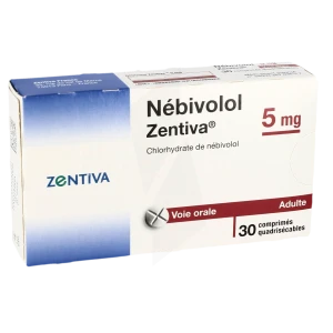 Nebivolol Zentiva 5 Mg, Comprimé Quadrisécable