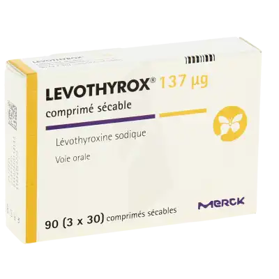 Levothyrox 137 Microgrammes, Comprimé Sécable à PEYNIER