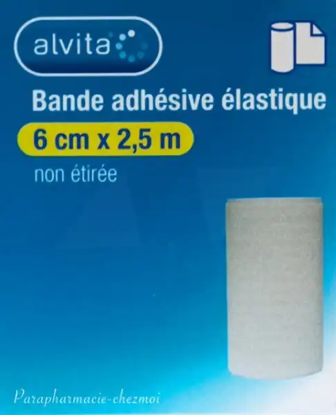 Alvita Bande Adhésive élastique 6cmx2,5m