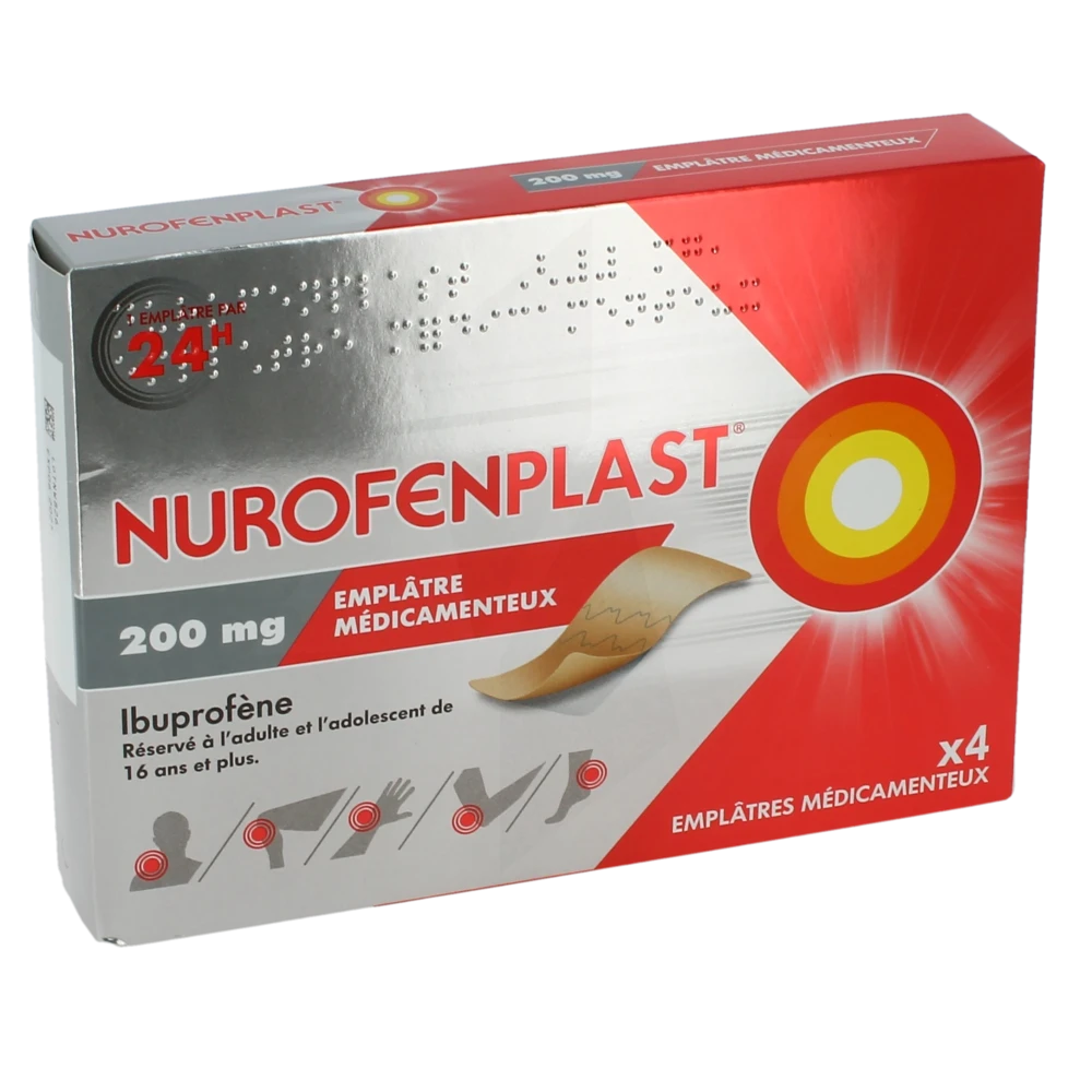 Nurofenplast 200 Mg, Emplâtre Médicamenteux