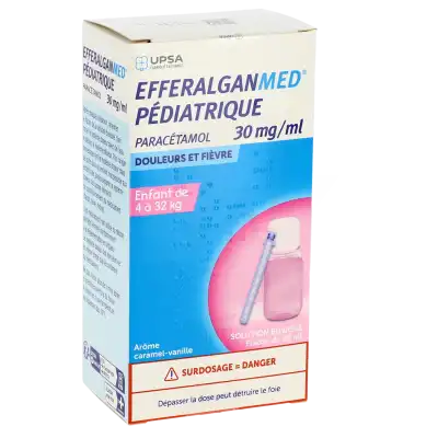 Efferalganmed Pediatrique 30 Mg/ml, Solution Buvable à SAINT-SAENS