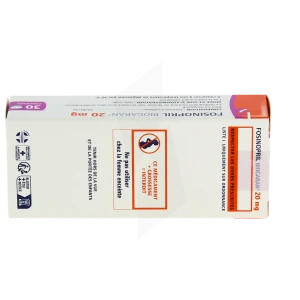 Fosinopril Biogaran 20 Mg, Comprimé