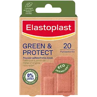 Elastoplast Green&protect Tissu Pansement 2 Formats B/20