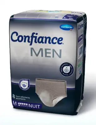 Confiance Men Slip Absorbant Jetable Absorption 6 Gouttes Large Sachet/7 à Pau