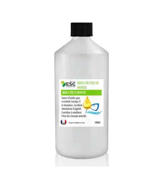 Esc Laboratoire Huile De Foie De Morue Bouteille 1l