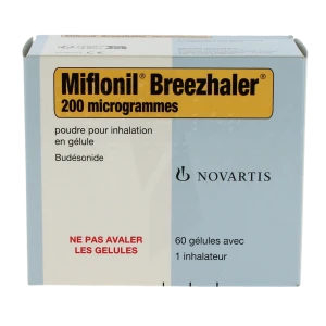 Miflonil Breezhaler 200 Microgrammes, Poudre Pour Inhalation En Gélule