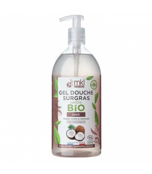 Mkl Gel Douche Bio Coco 1l