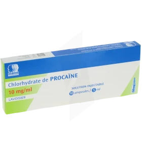 Chlorhydrate De Procaine Lavoisier 10 Mg/ml, Solution Injectable