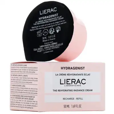 Liérac Hydragenist Crème Réhydratante Éclat Recharge/50ml à LE BARP