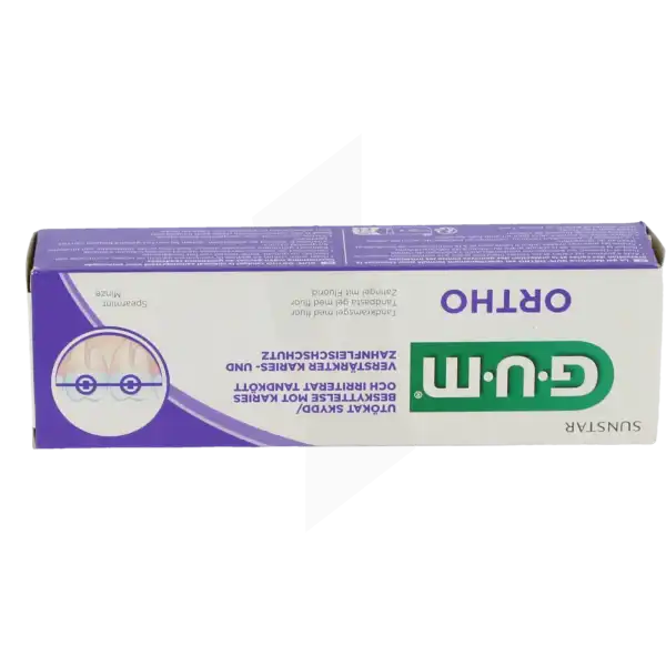 Gum Ortho Gel Dentifrice T/75ml