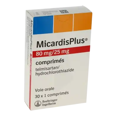 Micardisplus 80 Mg/25 Mg, Comprimé à LA CRAU