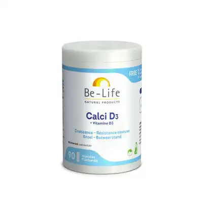 Be-Life Calci D3 Gélules B/90