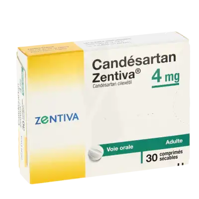 Candesartan Zentiva 4 Mg, Comprimé Sécable à Bordeaux