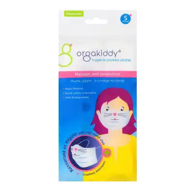 Orgakiddy Masque Protection Adulte Chat Pochette/5 à Poitiers