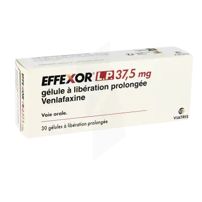 EFFEXOR L.P. 37,5 mg, gélule à libération prolongée