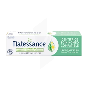 Natessance Bio Dentifrice Soin Homéo Compatible T/75ml