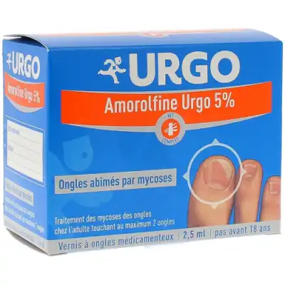 Amorolfine Urgo 5 %, Vernis à Ongles Médicamenteux à Courbevoie