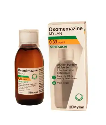 Oxomemazine Mylan 0,33 Mg/ml Sans Sucre, Solution Buvable édulcorée à L'acésulfame Potassique à SAINT-PRIEST
