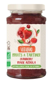 Vitabio Fruits à Tartiner Cranberry Fraise Acérola