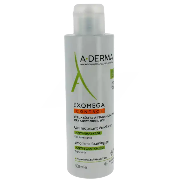 Aderma Exomega Gel Moussant Emollient 500ml