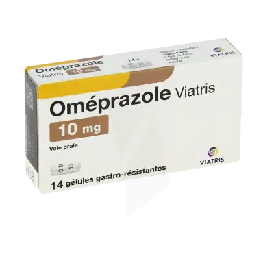Omeprazole Viatris 10 Mg, Gélule Gastro-résistante à LA TREMBLADE