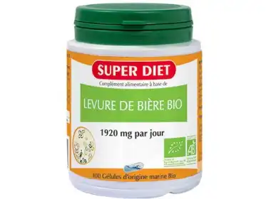 Superdiet Levure De Bière Bio Gélules B/100 à Bordeaux