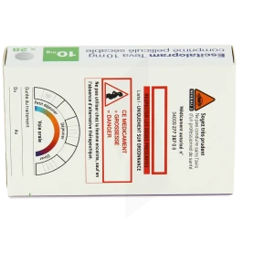 Escitalopram Teva 10 Mg, Comprimé Pelliculé Sécable