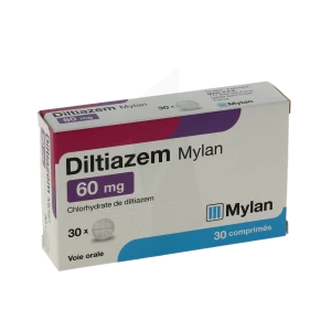 Chlorhydrate De Diltiazem Viatris 60 Mg, Comprimé