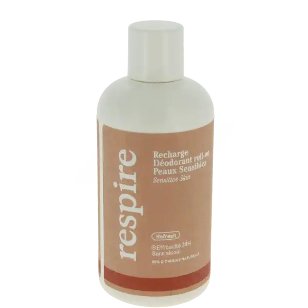 Respire Déodorant Peaux Sensibles Roll-on Recharge/150ml