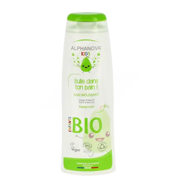 Alphanova Kids Bio "bulle Dans Ton Bain!" Bain Moussant Poire Fl/250ml