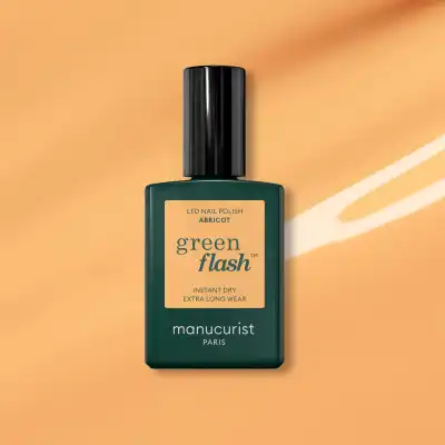 Manucurist Green Flash Vernis à Ongles Abricot 15ml à L'ISLE-SUR-LA-SORGUE