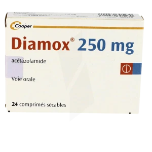 Diamox 250 Mg, Comprimé Sécable