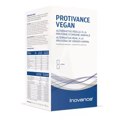 Inovance Protivance Vegan Poudre Pour Solution Buvable Neutre 15 Sticks/13g à Angers