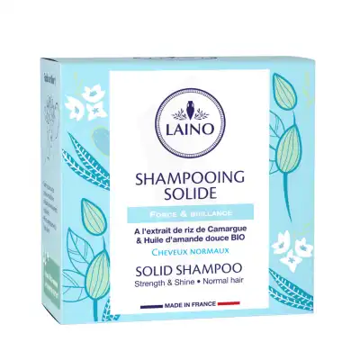 Laino Shampooing Solide Force Et Brillance Cheveux Normaux B/60g à Saint-Jory