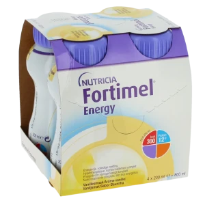Fortimel Energy Nutriment Vanille 4 Bouteilles/200ml