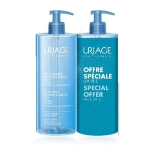 Uriage Gel Surgras Dermatologique Visage Et Corps 2fl/500ml