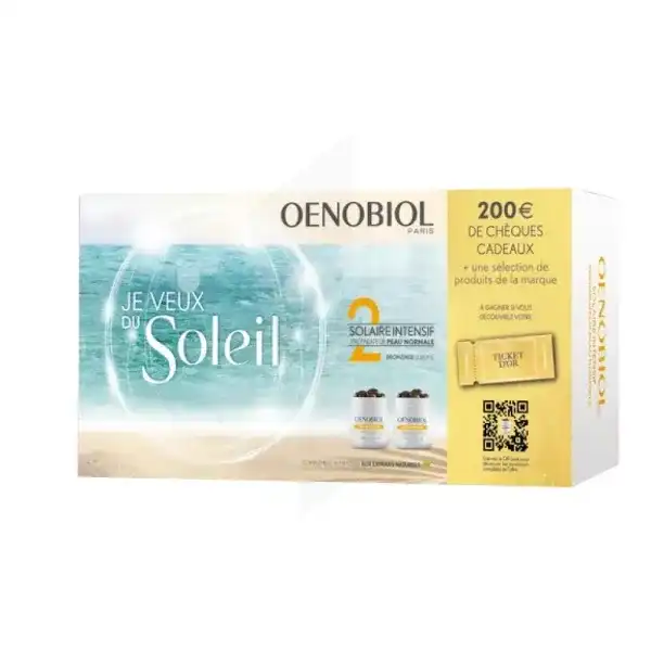 Oenobiol Solaire Intensif Caps Peau Normale Pot/30