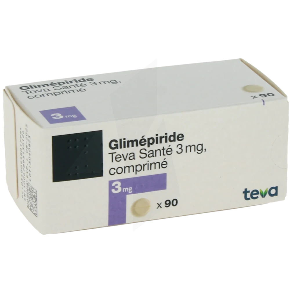 Glimepiride Teva Sante 3 Mg, Comprimé