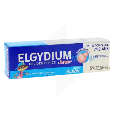 Elgydium Junior Protection Caries Pâte Dentifrice Bubble 7-12 Ans Tube De 50 Ml à VESOUL
