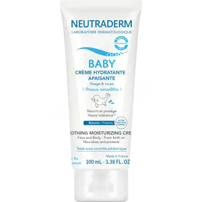 Neutraderm Baby Crème Hydratante Apaisante T/100ml