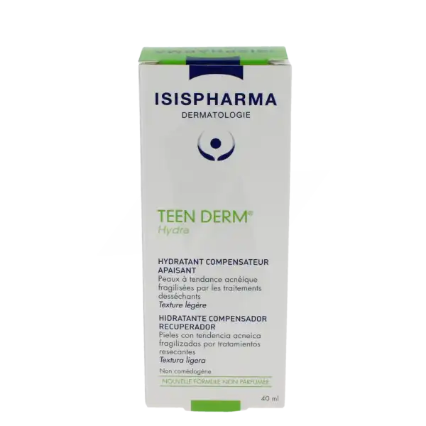 Teen Derm Hydra Fluide Hydratant Compensateur Apaisant T/40ml