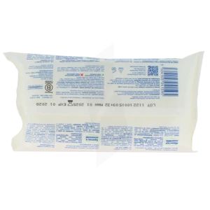 Mustela Lingettes Nettoyantes à L'eau Compostables Sans Parfum Paquet De 60