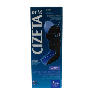 Cizeta Ortho Attelle De Cheville A2t Noire T3