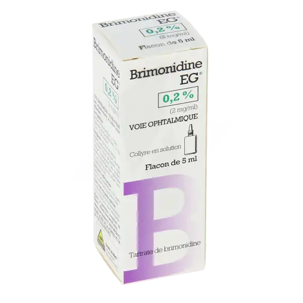Brimonidine Eg 0,2 % (2 Mg/ml), Collyre En Solution
