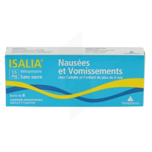 Isalia 7,5 Mg Sans Sucre, Comprimé Orodispersible édulcoré à L’aspartam